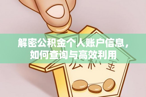 望牛墩解密公积金个人账户信息，如何查询与高效利用