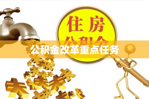 望牛墩公积金改革重点任务