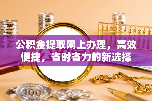 望牛墩公积金提取网上办理，高效便捷，省时省力的新选择