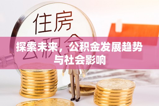 望牛墩探索未来，公积金发展趋势与社会影响