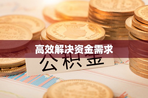 望牛墩高效解决资金需求