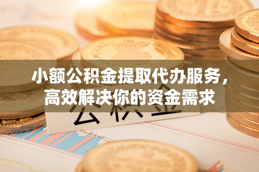 望牛墩小额公积金提取代办服务，高效解决你的资金需求