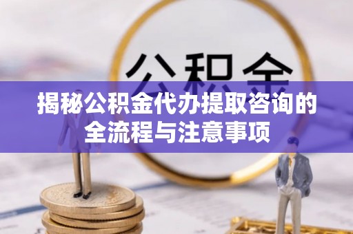 望牛墩揭秘公积金代办提取咨询的全流程与注意事项