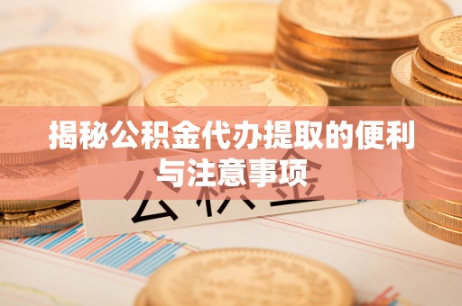 望牛墩揭秘公积金代办提取的便利与注意事项