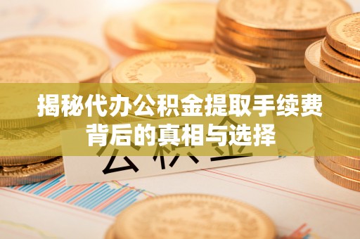 望牛墩揭秘代办公积金提取手续费背后的真相与选择