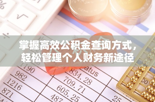 望牛墩掌握高效公积金查询方式，轻松管理个人财务新途径