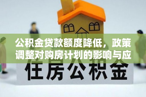 望牛墩公积金贷款额度降低，政策调整对购房计划的影响与应对策略