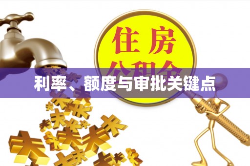 望牛墩利率、额度与审批关键点