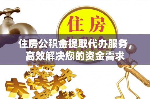 望牛墩住房公积金提取代办服务，高效解决您的资金需求